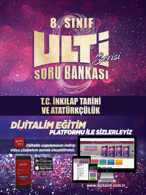 8. SINIF ULTİ SERİSİ T.C. İNKILAP TARİHİ SORU BANKASI - 2023